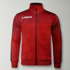 Kurtka Junior Aktywności Outdoor Czerwono-Ciemnoszara. Czerwone kurtki outdoor i hardshell Legea, m, bez wzorów, bez kaptura. W wyprzedaży za 72.00 zł.