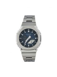 G-Shock Zegarek G-Steel GM-2110D-2BER Srebrny. Szare, analogowe zegarki G-Shock, srebrne. Za 1,119.00 zł.