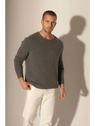 Perfect Cashmere Kaszmirowy sweter w kolorze antracytowym rozmiar: S. Czarne swetry nierozpinane Perfect Cashmere, s, bez wzorów, z kaszmiru, bez kołnierzyka, bez ramiączek. Za 543.99 zł.