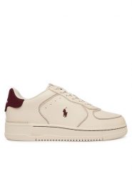Polo Ralph Lauren Sneakersy Masters CRT 809P15490003 Kremowy. Białe buty sportowe casual Polo Ralph Lauren, bez wzorów, ze skóry, bez zapięcia. Za 689.99 zł.