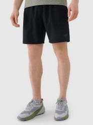 4F Szorty sportowe w kolorze czarnym rozmiar: XL. Czarne krótkie spodenki sportowe 4F, xl, bez wzorów, z materiału. Za 61.89 zł.