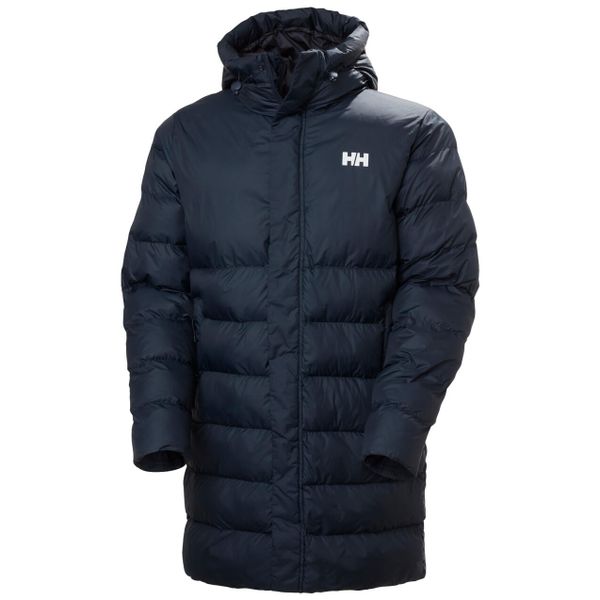 Kurtka puchowa Helly Hansen Oslo Puffy. Niebieskie kurtki Helly Hansen, m, bez wzorów, z puchu, bez kaptura. W wyprzedaży za 1,120.35 zł.