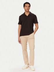 Lacoste Polo DH1969 Brązowy ciemny Classic Fit. Brązowe koszulki polo LACOSTE, m, bez wzorów, z bawełny, bez kołnierzyka, bez ramiączek. Za 579.99 zł.