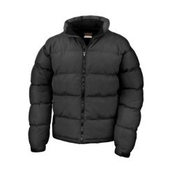 Męska Kurtka Holkham Down Feel Water Repellent. Czarne kurtki RESULT, m, bez wzorów, bez kaptura. Za 247.99 zł.
