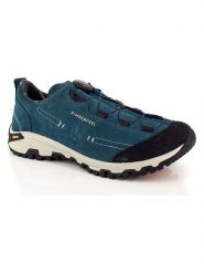 Kimberfeel Skórzane buty turystyczne "Raven" w kolorze morskim rozmiar: 40. Niebieskie buty trekkingowe Kimberfeel, bez wzorów, bez zapięcia. Za 565.99 zł.