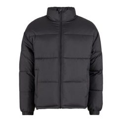 Podstawowa kurtka puchowa Urban Classics. Czarne kurtki Urban Classics, m, bez wzorów, z puchu, bez kaptura. Za 275.00 zł.