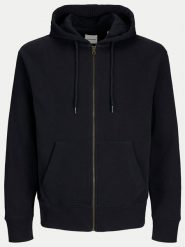 Jack&Jones Bluza Charge 12265114 Czarny Loose Fit. Czarne bluzy Jack&Jones, m, bez wzorów, z bawełny, bez kaptura. Za 119.99 zł.