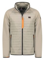 Geographical Norway Kurtka polarowa "Traboule" w kolorze beżowo-szarym rozmiar: XXL. Brązowe kurtki Geographical Norway, xxl, bez wzorów, z polaru, bez kaptura. Za 219.08 zł.