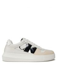 Calvin Klein Jeans Sneakersy Chunky Cupsole Lth Nbs Dc YM0YM00897 Biały. Białe buty sportowe casual Calvin Klein Jeans, bez wzorów, z jeansu, bez zapięcia. Za 649.99 zł.