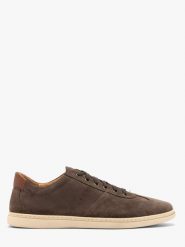 Brązowe półbuty męskie w sportowym stylu KITT. Brązowe eleganckie półbuty Ryłko, bez wzorów, ze skóry, bez obcasa, bez zapięcia. Za 399.99 zł.