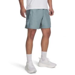 Szorty Under Armour Launch Elite. Zielone odzież kompresyjna Under Armour, na lato, s, bez wzorów, z materiału, do biegania. Za 252.50 zł.