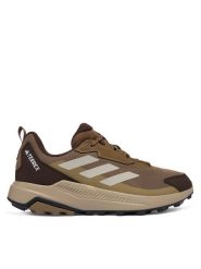 Adidas Trekkingi Terrex Anylander Hiking Shoes KJ0864 Brązowy. Brązowe buty trekkingowe Adidas, bez wzorów, z materiału, bez zapięcia. Za 328.99 zł.