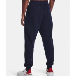 Spodnie Męskie Under Armour Dresowe Joggery Sportowe Rivalfleece Joggers Xs. Niebieskie joggery i bojówki Under Armour, m, bez wzorów, z dresówki, sportowe. Za 299.99 zł.