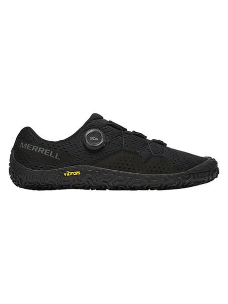 Merrell Buty barefoot "Vapor Glove 6 Boa" w kolorze czarnym rozmiar: 41,5. Czarne buty trekkingowe Merrell, bez wzorów, z materiału, bez zapięcia. Za 256.24 zł.