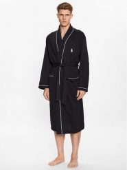 Polo Ralph Lauren Szlafrok 714899677001 Czarny. Czarne szlafroki Polo Ralph Lauren, m, bez wzorów, z syntetyku, bez ramiączek, bez kaptura. Za 509.99 zł.