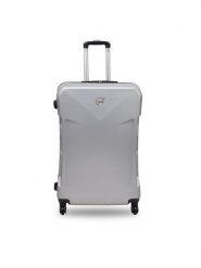 Semi Line Walizka duża T5797-3 Srebrny. Szare walizki Semi-line, bez wzorów, z tworzywa sztucznego, duże. Za 209.99 zł.