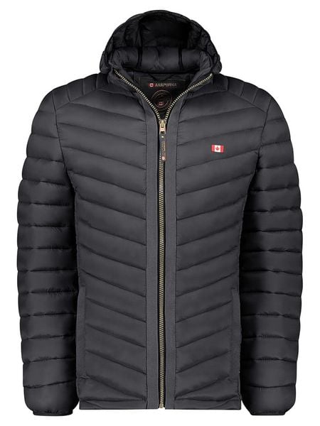ANAPURNA Kurtka pikowana "Carlitana" w kolorze czarnym rozmiar: L. Czarne kurtki ANAPURNA, l, bez wzorów, bez kaptura. Za 179.64 zł.