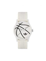 Adidas Zegarek Game One AOSY25025 Biały. Białe, analogowe zegarki Adidas. Za 379.99 zł.