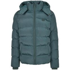 Męska Kurtka Puchowa Z Kapturem. Zielone kurtki Urban Classics, m, bez wzorów, z puchu, z kapturem. Za 286.99 zł.