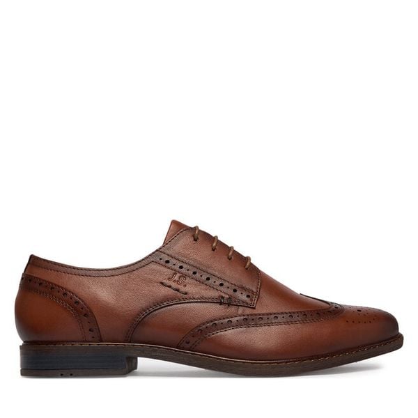 Półbuty Josef Seibel. Brązowe eleganckie półbuty Josef Seibel, bez wzorów, bez obcasa, bez zapięcia. Za 439.99 zł.