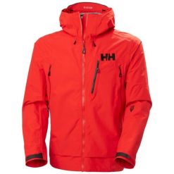 Kurtka turystyczna Helly Hansen Odin 9 Worlds 3.0. Czerwone kurtki Helly Hansen, l, bez wzorów, z dzianiny, bez kaptura. Za 2,066.60 zł.