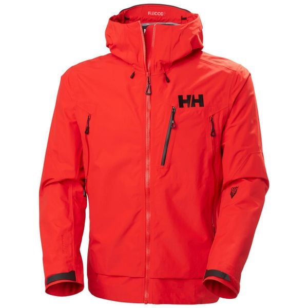 Kurtka turystyczna Helly Hansen Odin 9 Worlds 3.0. Czerwone kurtki Helly Hansen, l, bez wzorów, z dzianiny, bez kaptura. Za 2,013.25 zł.