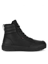 Rieker Revolution Lifestyle Trzewiki U0071-01 Czarny. Czarne botki sznurowane Rieker Revolution Lifestyle, bez wzorów, ze skóry, bez obcasa, bez zapięcia. Za 455.00 zł.