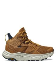 Hoka Trekkingi Anacapa 2 Mid GTX GORE-TEX 1141633 Brązowy. Brązowe botki sznurowane HOKA, bez wzorów, z gore-texu, bez obcasa, bez zapięcia. Za 599.99 zł.