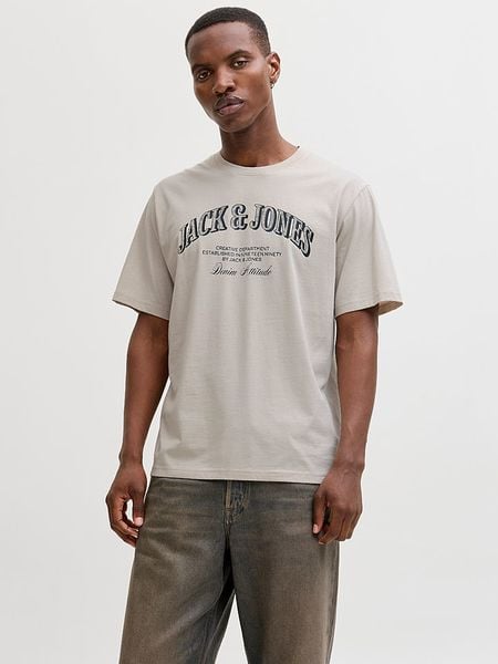 Jack & Jones Koszulka "Denver" w kolorze beżowym rozmiar: L. Brązowe bezrękawniki Jack & Jones, l, bez wzorów, z bawełny, bez kołnierzyka, bez ramiączek. Za 57.06 zł.