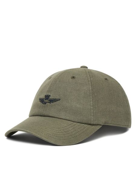 Aeronautica Militare Czapka z daszkiem 261HA1245UCT04293 Zielony. Zielone czapki z daszkiem Aeronautica Militare, bez wzorów, ze lnu. Za 189.99 zł.