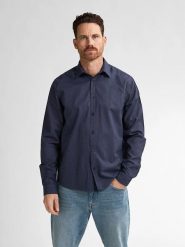 Petrol Koszula "Tealline" w kolorze granatowym rozmiar: XL. Niebieskie koszule Petrol, xl, bez wzorów, bez kołnierzyka, bez ramiączek. Za 127.35 zł.