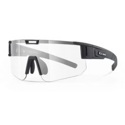Sportowe okulary przeciwsłoneczne fotochromowe wiatroszczelne. Czarne okulary przeciwsłoneczne WEST BIKING. Za 176.61 zł.
