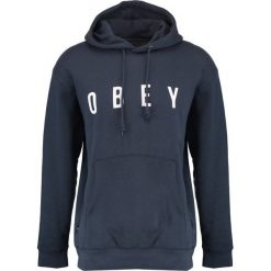 Obey Clothing ANYWAY HOOD Bluza z kapturem navy. Bluzy z kapturem marki Obey Clothing, m, z bawełny, z kapturem. Za 349.00 zł.