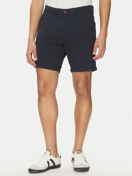 Jack & Jones Szorty materiałowe Marco 12269494 Granatowy Regular Fit. Niebieskie szorty Jack & Jones, m, bez wzorów, z bawełny. Za 179.99 zł.