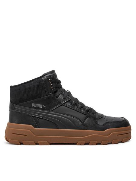 Puma Sneakersy Rebound Abrupt 397468 04 Czarny. Czarne buty sportowe casual Puma, bez wzorów, ze skóry, bez zapięcia. Za 249.99 zł.