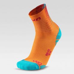 Skarpety do biegania MAN RUN FIT SOCKS r.45-47. Brązowe skarpety UYN, bez wzorów. Za 69.99 zł.