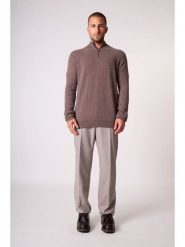 Perfect Cashmere Kaszmirowy sweter "Lucas" w kolorze brązowym rozmiar: S. Brązowe swetry nierozpinane Perfect Cashmere, s, bez wzorów, z kaszmiru, bez kołnierzyka, bez ramiączek. Za 434.99 zł.