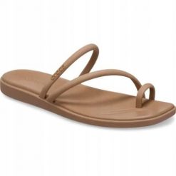 Klapki Dla Dorosłych Crocs Miami Toe Loop. Czarne klapki Crocs, z materiału. Za 199.99 zł.