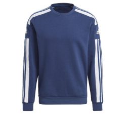 Bluza piłkarska męska adidas Squadra 21 Sweat Top. Niebieskie bluzy Adidas, m, bez wzorów, bez kaptura. Za 142.32 zł.