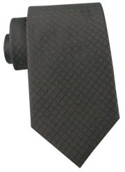 Krawat Męski - Angelo di Monti - Ciemny Brąz, Drobna Kratka. Krawaty i muchy Angelo di Monti, bez wzorów, z tkaniny. Za 45.00 zł.