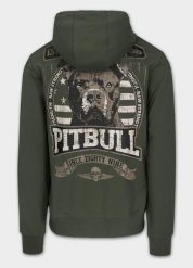 Bluza męska Pitbull z kapturem TROUBLEMAKER. Zielone bluzy z kapturem PITBULL, l, bez wzorów, z bawełny, z kapturem. Za 189.99 zł.