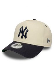 New Era Czapka z daszkiem New York Yankess All Star Game Patch E-Frame 60667700 Beżowy. Brązowe czapki z daszkiem New Era, bez wzorów, z bawełny. Za 149.99 zł.