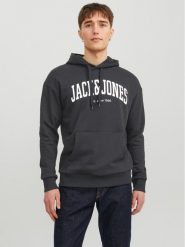 Jack&Jones Bluza Josh 12236513 Czarny Standard Fit. Czarne bluzy Jack&Jones, m, bez wzorów, z syntetyku, bez kaptura. Za 99.99 zł.