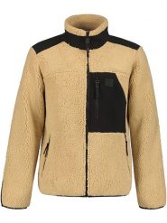 Icepeak Kurtka polarowa "Ardem" w kolorze jasnobrązowo-czarnym rozmiar: M. Brązowe kurtki Icepeak, m, bez wzorów, z polaru, bez kaptura. Za 260.99 zł.