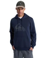 Bluza z kapturem dla Mężczyzn COMP LOGO Czarny. Niebieskie bluzy z kapturem Quiksilver, m, bez wzorów, z bawełny, z kapturem. Za 279.99 zł.