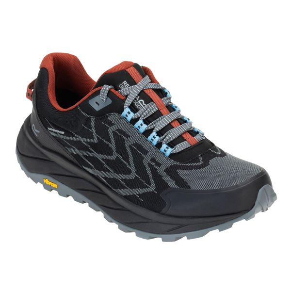 Męskie Buty Z Logo Cruize. Czerwone buty turystyczne Regatta, bez wzorów, z gumy, bez zapięcia, trekkingowe. Za 411.99 zł.