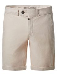 Timezone Szorty chino "Janno" w kolorze beżowym rozmiar: W32. Brązowe eleganckie spodnie Timezone. Za 166.49 zł.