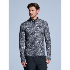 Bluza narciarska - Męska - Cabin Life - Czarnym. Czarne bielizna termoaktywna POEDERBAAS, na zimę, m, bez wzorów, z elastanu, bez ramiączek, narciarskie. Za 264.52 zł.