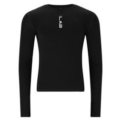 Koszulka termoaktywna z długim rękawem Elite Lab Core Elite X1. Czarne bielizna termoaktywna ELITE LAB, bez wzorów, bez ramiączek, do biegania. Za 295.00 zł.