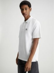 Calvin Klein Koszulka polo w kolorze białym rozmiar: S. Białe koszulki polo CALVIN KLEIN, s, bez wzorów, bez kołnierzyka, bez ramiączek. Za 217.99 zł.